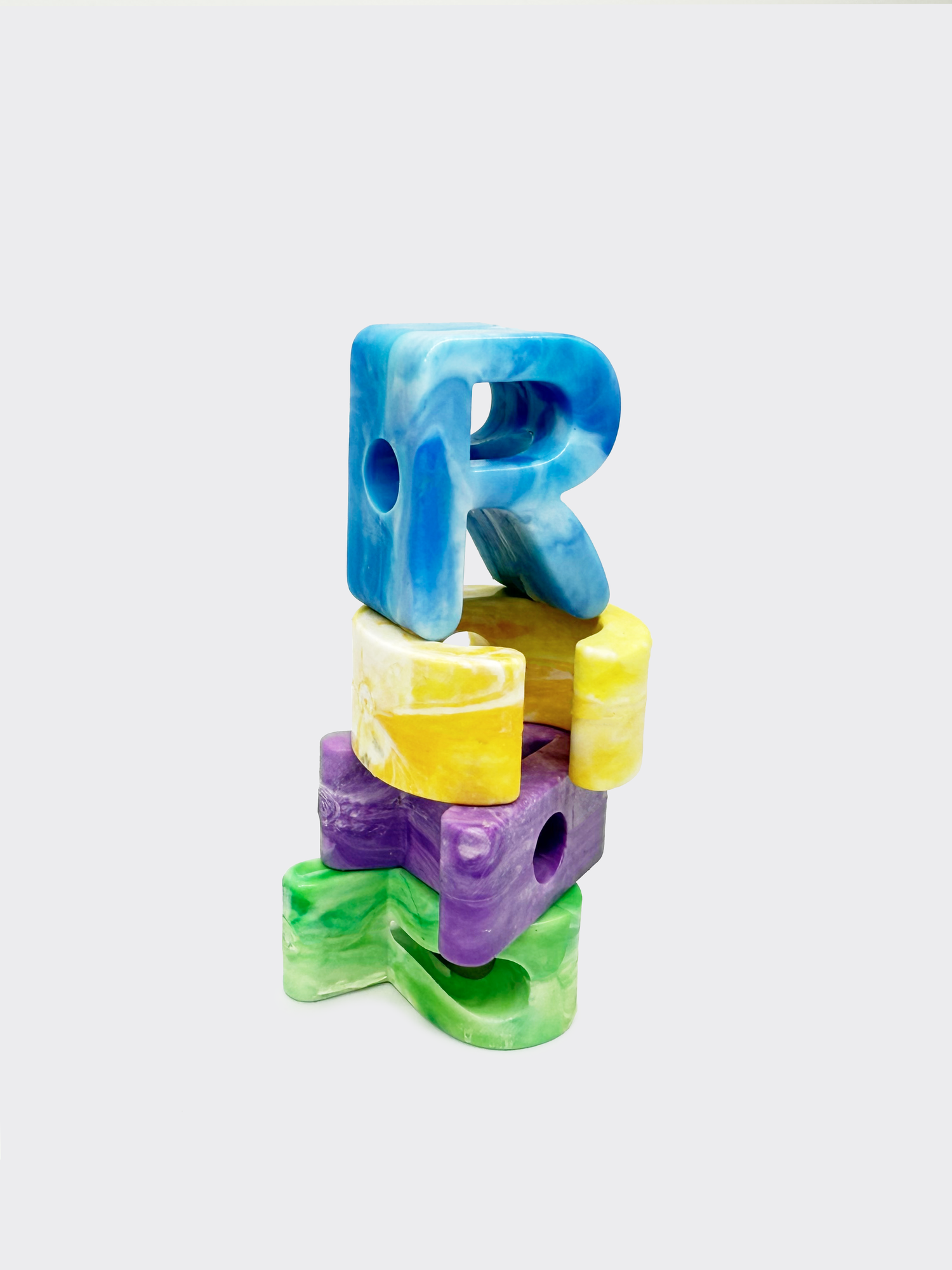 Green Plastic Letters